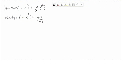 the-position-of-a-particle-in-the-xy-plane-at-time-is-rt-et-i-4902-find-an-equation-in-x-and-y-whose-graph-is-the-path-of-the-particle-then-find-the-particle-s-velocity-and-acceleration-vect-42171