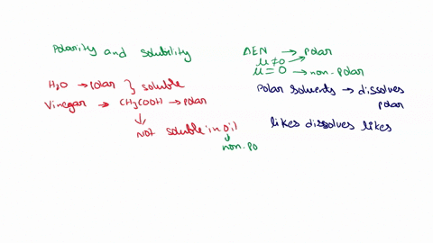 using-the-concept-bond-polarity-and-solubility-explain-why-water-h20-and-vinegar-are-miscible-but-vinegar-and-oil-are-immisible-using-the-concept-of-intermolecular-forces-of-attraction-expla-26878