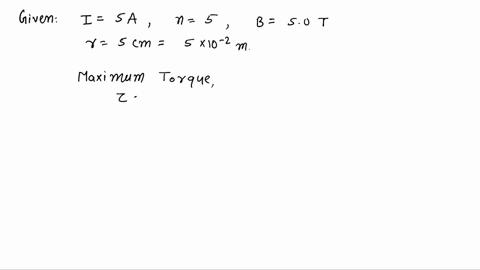 a-circular-coil-of-radius-50-cm-is-wound-with-five-turns-and-carries-a-current-of-50-a-if-the-coil-i-09785