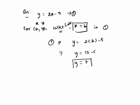 consider-the-equation-and-the-following-ordered-pairs-6-y-and-x-1-y2x-5-step-1-of-2-compute-the-missing-x-and-y-values-so-that-each-ordered-pair-will-satisfy-the-given-equation-answer-2-poin-35504