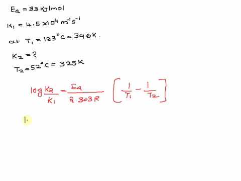 the-rate-constant-of-certain-reaction-known-to-obey-the-arrhenius-equation-and-to-have-an-activation-energy-ea-330-kjlmol-if-the-rate-constant-of-this-reaction-is-45-x-104-m-at-1230-c-what-w-87522