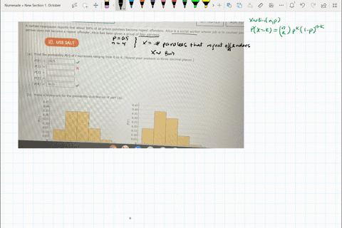 what-is-probability-pr-of-r-successes-ranging-from-0-to-4