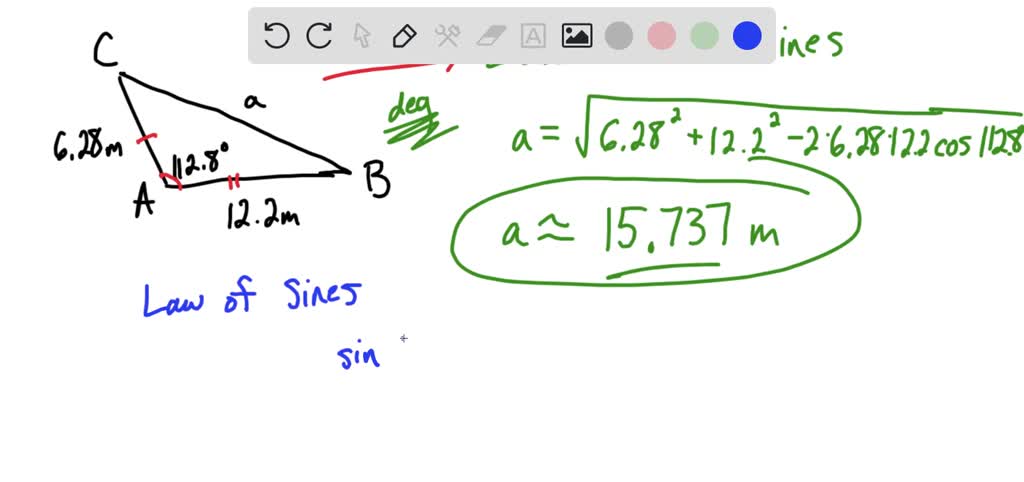 SOLVED Solve each triangle. See Examples 2 and 3 . A 112.8 b