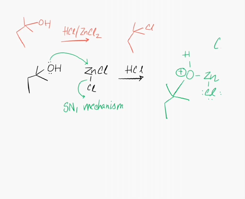 SOLVED When 2methylbutan2ol is treated with concentrated HCIZnClz