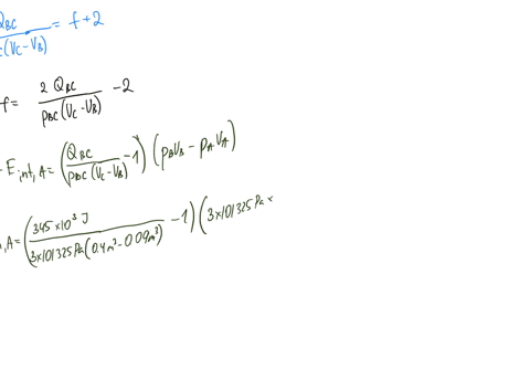 a-sample-of-an-ideal-gas-goes-through-the-process-shown-in-the-figure-below-from-a-to-b-the-process-is-adiabatic-from-b-to-c-it-is-isobaric-with-345-kj-of-energy-entering-the-system-by-heat-47583