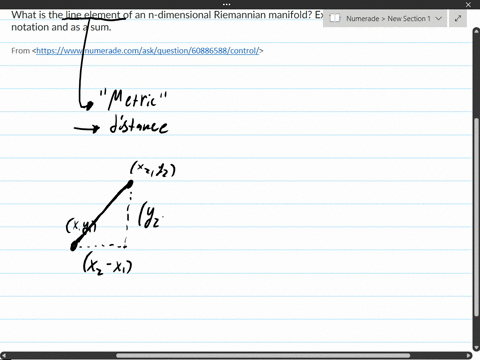what-is-the-line-element-of-an-n-dimensional-riemannian-manifold-express-in-tensor-notation-and-as-a-sum