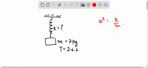 A 8.50-kg object is hung from the bottom end of a vertical spring ...