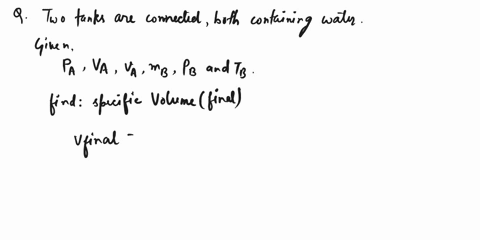 group-1-1-two-tanks-are-connected-as-shown-below-both-containing-water-tank-a-is-at-200kpa-specific-volume-05m3kg-and-volume-01m3tank-b-contains-35kg-at-05mpa-400c-the-valve-is-now-opened-an-67092