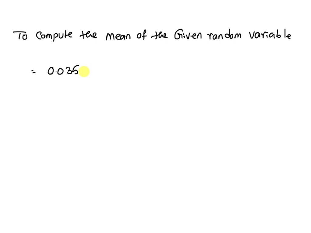 Solved Question 6 Consider The Following Cdf Of The Random Variable Y Fy T0