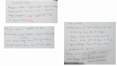 find-the-maximum-and-minimum-volumes-of-a-rectangular-box-whose-surface-area-is-1500-cm2-and-whose-total-edge-length-is-200-cm-2