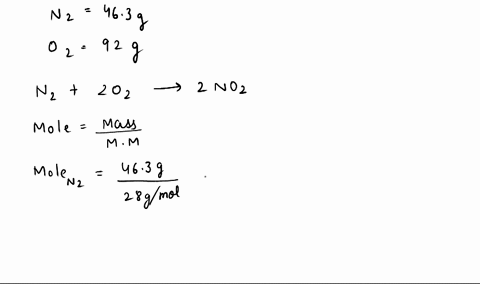 starting-with-463g-n2-and-920g-o2-find-the-theoretical-yield-of-no2-in-grams-12903