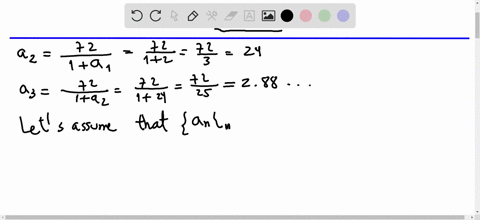 assume-that-each-sequence-converges-and-find-its-limit-a_12-quad-a_n1frac721a_n-2