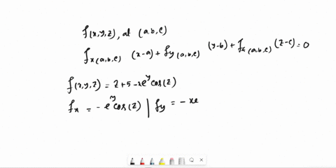 find-equations-of-the-following-2-5-xey-cosz-5-0-0-a-the-tangent-plane-b-the-normal-line-xt-yt-zt-98286