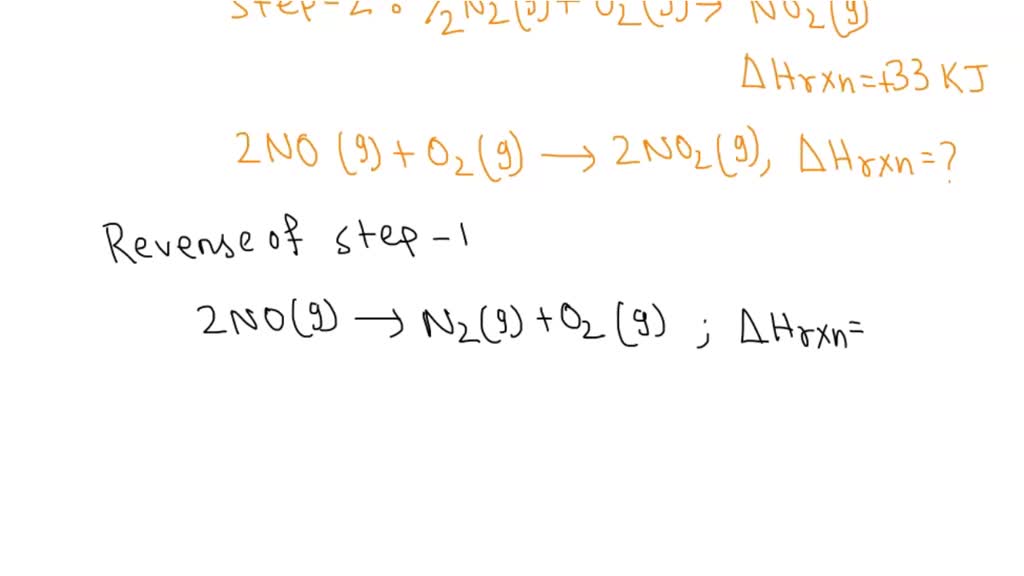 SOLVED Nitric oxide (NO) is typically formed at high temperatures as a