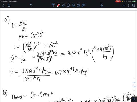 a-at-what-rate-is-the-suns-mass-decreasing-due-to-nuclear-reactions-express-your-answer-in-solar-mas-98551