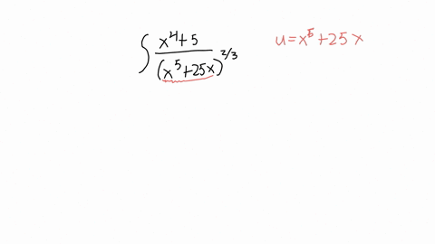use-substitution-to-find-the-indefinite-integral-beginarrayc-int-fracx45leftx525-xrightfrac23-d-x-int-fracx45leftx525-xrightfrac23-d-xsquare-endarray
