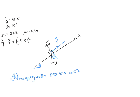 q3-i-state-newton-second-law-ii-a-force-p-acts-on-a-block-weighing-45-n-the-block-is-initially-at-rest-0n-a-plane-inclined-angle-0-158-to-the-horizontal-the-positive-direction-of-the-x-axis-12896