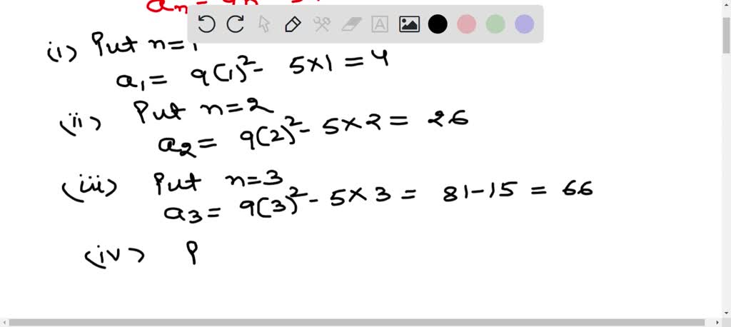 Solved Use The Given Nth Term Formula To Compute The First Five Terms Of The Sequence An 9n 3681