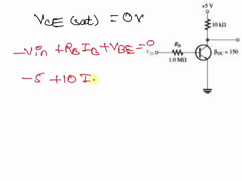 determine-icsat-for-the-transistor-in-figure-458-what-is-the-value-of-ig-necessary-to-produce-saturation-what-minimum-value-of-vin-is-necessary-for-saturation-assume-vcesat-0-v-5v-100-rb-aw-56279