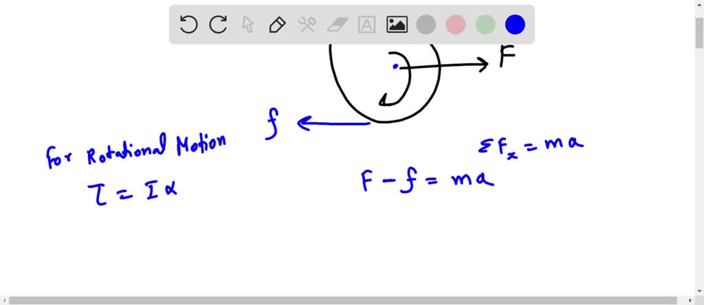 SOLVED: A solid wheel with mass 4.2 kg, radius 0.7 m, and rotational ...