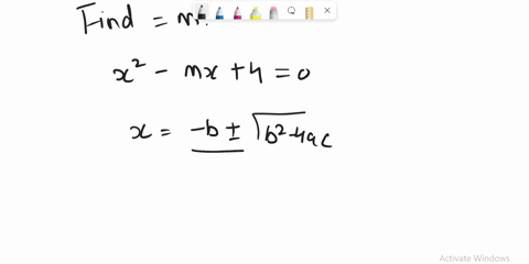 for-what-value-of-m-will-the-quadratic-equation-x2-_-mx-4-0-have-real-and-equal-roots-0-16-p-0-8-70538