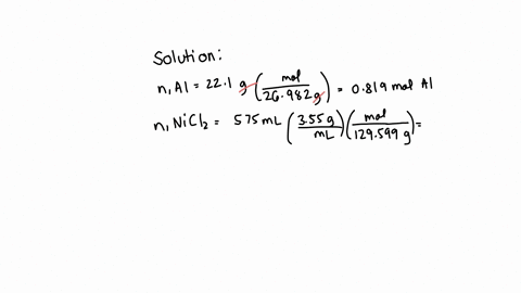 question-6-0-75-pe-consider-2ais-3niclzaq-2aicialaq-3nis-how-many-grams-of-excess-reactant-do-you-have-if-you-react-221-grams-of-al-with-575-ml-of-niclz-solution-molar-masses-al-26982-gmole-60256