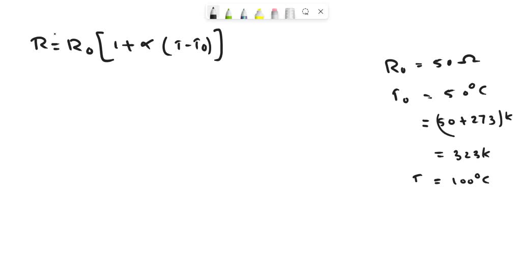SOLVED A long wire made of copper has a temperature coefficient of