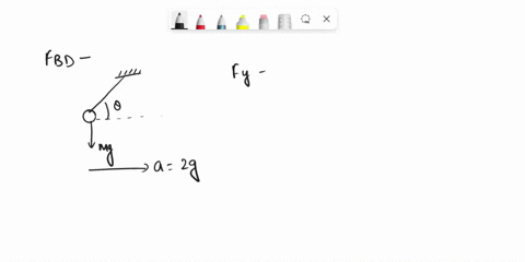draw-the-free-body-diagram-for-the-following-situation-arope-is-tied-to-a-1kg-rock-and-pulled-so-that-the-rock-what-angle-does-the-rope-make-with-the-horizontal-accelerates-horizontally-at-2-70353