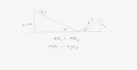 what-distance-d-does-the-object-slide-along-the-second-ramp-before-coming-to-a-momentary-stop