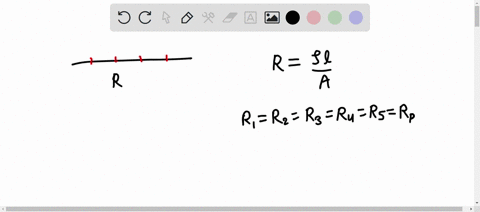 a-piece-of-wire-of-resistance-r-is-cut-into-five-equal-parts-these-parts-are-then-connected-in-parallel-if-the-equivalent-resistance-of-this-combination-is-r-then-the-ratio-rr-is-