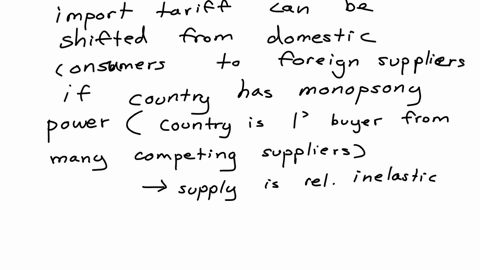 outline-the-nationally-optimal-tariff-argument-for-trade-policy-intervention-is-this-a-good-argument-for-trade-protection-are-there-any-problems-with-it-use-diagrams-to-illustrate-your-answer
