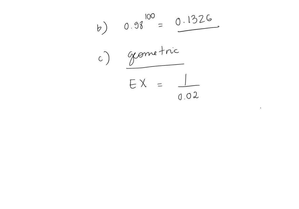 SOLVED Defective rate. A machine that produces a special type of transistor (a component of