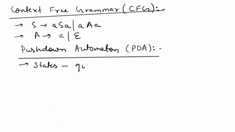 give-context-free-grammar-that-generates-the-following-language-l-w-w-starts-and-ends-with-the-same-symbol-give-an-equivalent-pda-for-the-cfg-36472