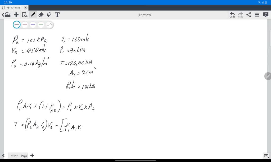 SOLVED A jet engine on a test stand, as shown below, produces 180,000