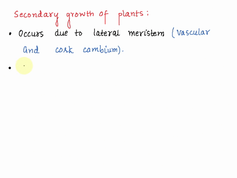 which-of-the-following-are-true-regarding-secondary-growth-of-plants-vascular-cambium-and-cork-cambium-are-types-of-meristem-with-secondary-growth-the-pith-and-the-cortex-become-larger-withi-82467