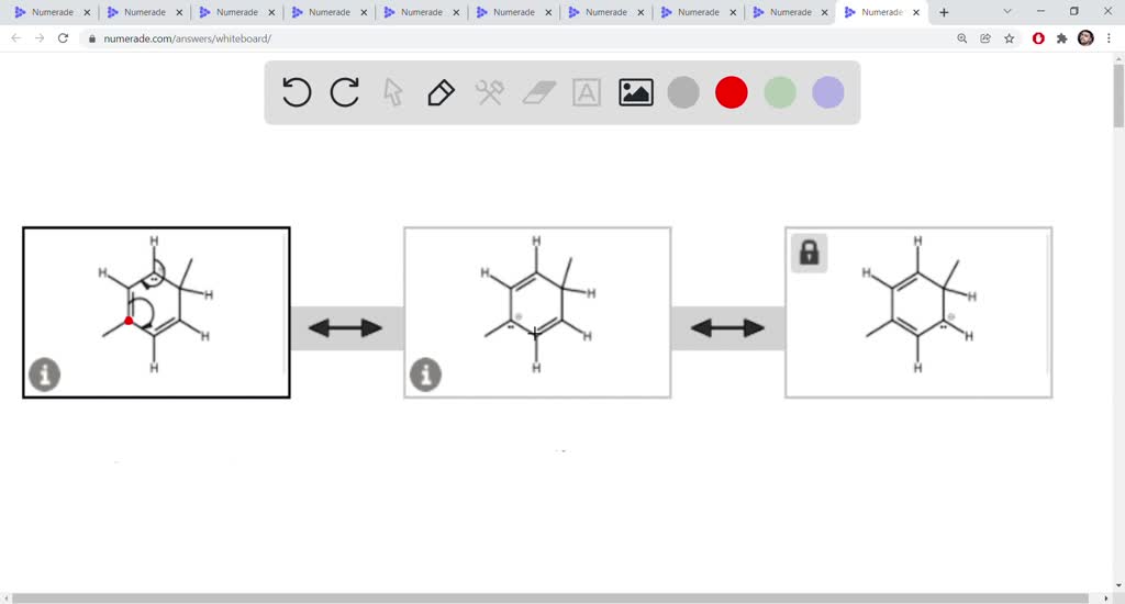 SOLVED: Part 2 (2 Points) Resonance Species B Provide The Missing ...