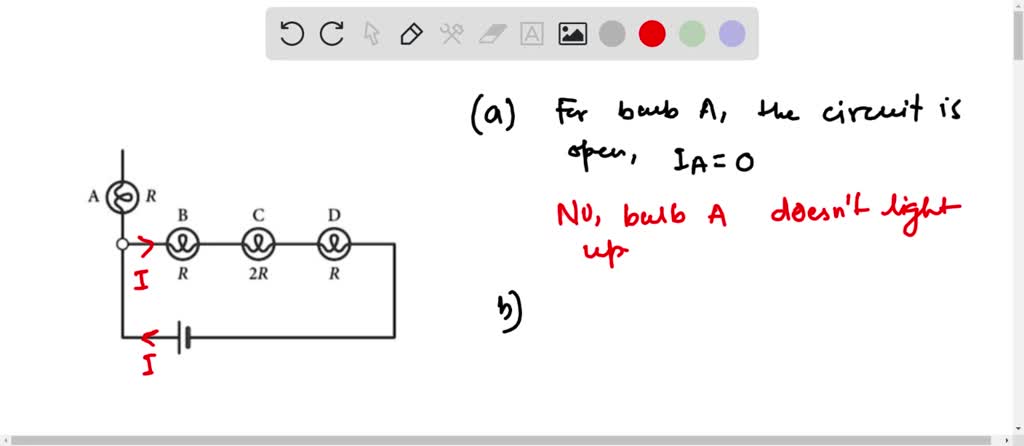 SOLVED: Consider the circuit shown in the figure, where all the light ...