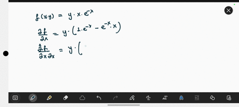 find-all-first-and-second-order-partial-derivatives-of-the-given-function-fxy-xye-x-24526