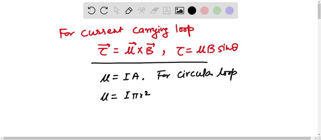 SOLVED: A single circular loop of radius 0.21 m carries a current of 3. ...