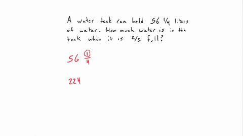 a-water-tank-can-hold-56-14-litres-of-water-how-much-water-is-contained-in-the-tank-when-it-is-25-full-25574