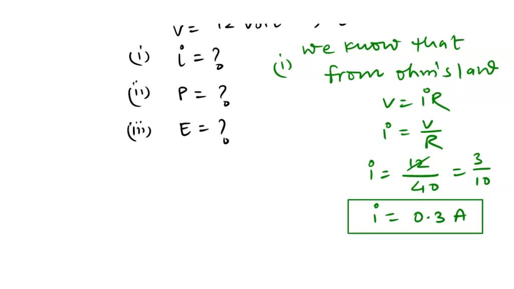 A 12 V battery is connected across a load having a resistance of 40Ω