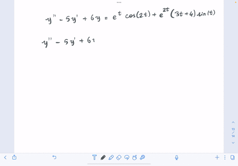 determine-a-suitable-form-for-y-t-if-the-method-of-undetermined-coefficients-is-to-be-used