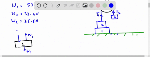 the-drawing-shows-box-1-resting-on-a-table-with-box-2-resting-on-top-of-box-1-a-massless-rope-passes-over-a-massless-frictionless-pulley-one-end-of-the-rope-is-connected-to-box-2-and-the-other-end-is-