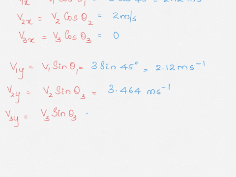 three-clay-balls-m40-g-m50-g-m-60-g-collide-simultancously-and-then-stick-together-on-horizontal-plane-their-velocities-right-before-the-collision-are-given-in-the-figure-whal-is-the-velocit-85375