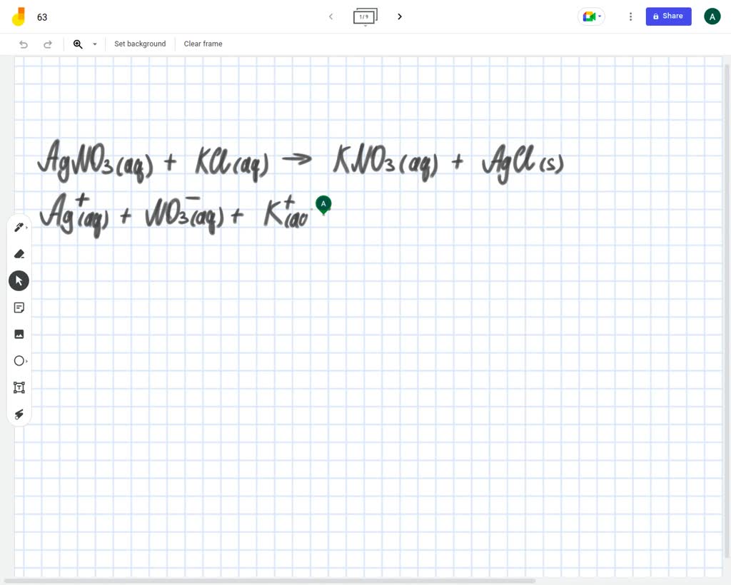 Solved The Equation Below Represents A Precipitation Reaction Rewrite This As A Complete Ionic