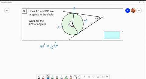 lines-ab-and-bc-are-tangents-to-the-circle_-428-work-out-the-size-of-angle-0-18742