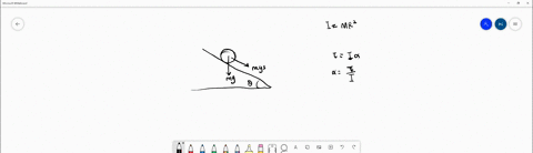 a-hollow-cylinder-of-mass-m-and-radius-r-is-rolling-down-an-inclined-plane-if-the-cylinder-does-not-slip-while-rolling-find-its-angular-acceleration-consider-icm-mr2-for-the-cylinder-a-g-sin-20523