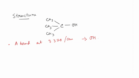 the-ir-spectrum-of-an-unknown-compound-d-has-prominent-broad-absorption-band-3370-cm-there-is-also-strong-absorption-band-at-1159-cm-j4l-mass-spectrum-of-d-does-not-show-a-molecular-ion-peak-26033