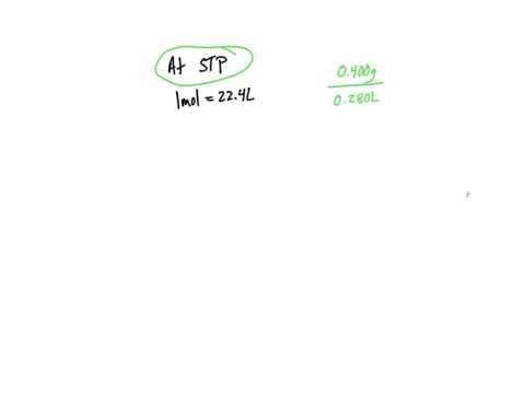 at-stp-0280-l-of-a-gas-weighs-0400-g-calculate-the-molar-mass-of-the-gas-88011