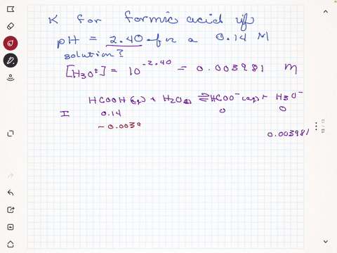 calculate-the-k-for-a-014-m-solution-of-formic-acid-hcooh-ifthe-ph-240-1-89924